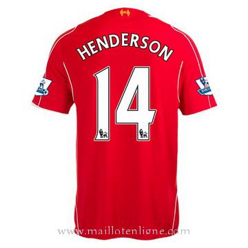 Maillot Liverpool Henderson Domicile 2014 2015